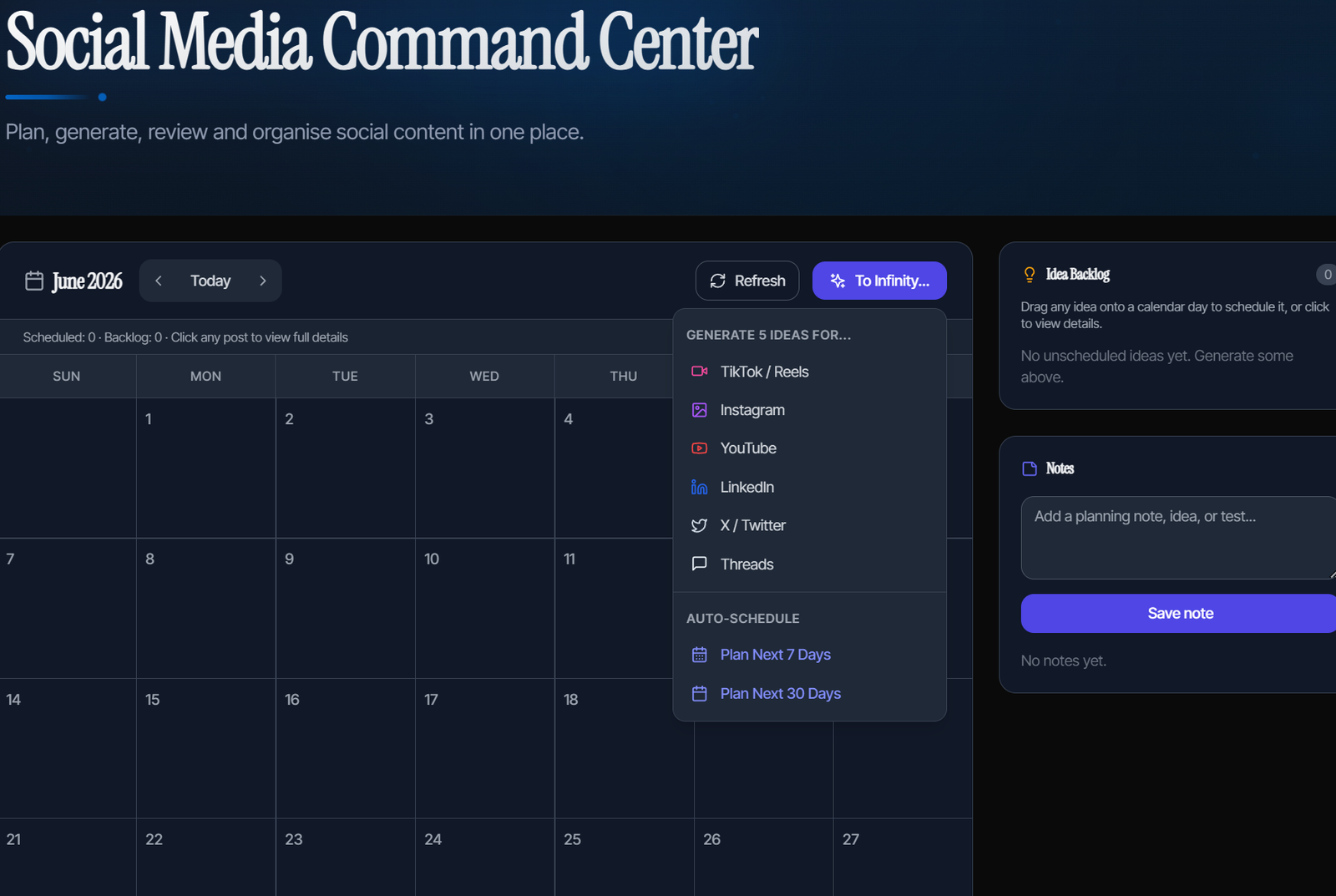 Global Command Center